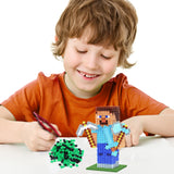 Minecraft Pixel Creations Bead Kit 2500 Beads with Pegboards & Templates Build Characters & Tools from, Encourages Hands-on STEM-Based Play Craft Set for Kids Ages 6+ Tara Toys