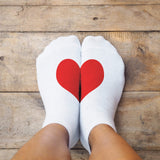 10 Pairs Blank White Sublimation Socks Printable Athletic Crew Sock (20 cm Long) Syhood