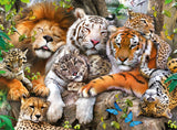 Ravensburger Big Cat Nap | 200 Piece Jigsaw Puzzle for Kids | Every Piece is Unique | Engage in Family Fun | FSC Certified Ravensburger