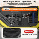 DAZANZAN 2025 Upgrade Metal Front Door Storage Pockets for Jeep Wrangler JL JLU 4XE 2018-2025 Accessories/Gladiator JT 2020-2025 Accessories [Military-Grade Metal] Door Storage Box Matte Black DAZANZAN