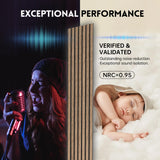 Ritollo Wood Panels for Wall and Ceiling, 94.5"×11" Wall Panels for Interior Wall Decor, 3D Wood Slat Wall Panel/Fluted Sound Absorbing Panel - RITOLLO