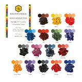 Beesworks Wax Candle Dyes - 16 Colors Wax Dyes for DIY Candle Making, Soap Making (0.15 oz per Color) BEESWORKS