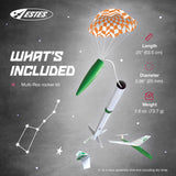 Estes 1329 Multi-ROC Rocket-Building Kit, Expert Flying-Rocket-Model Kit with Glider for Ages 10+ Estes
