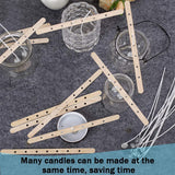 Wooden Candle Wick Holders Pack of 100pcs Wick Centering Devices Candle Wick Bars for Candle Making … (7.1inch - 100pcs) ANTUNIHOD