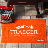 Traeger Grills BAC636 Grill Mat Grill Accessory, Orange Traeger