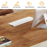 Tribesigns Modern Executive Desk, 70.9" Large Office Computer Desk, Conference Table Meeting Room Table, Simple Workstation Business Furniture for Home Office, Brown Tribesigns