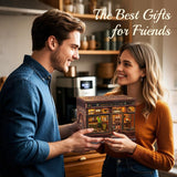 CUTEBEE Book Nook Kit - DIY Miniature House Coffee Shop Dollhouse Kit for Adults and Teens, Booknook Tiny House Bookshelf Decor 3D Wooden Puzzle, Gifts for Family, Friends (Corner Coffee Shop) CUTEBEE