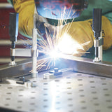 Klutch Mobile Welding Table, Welding Tools Metal Fit-Up Kit With Firm Grip Handle And Heavy-Duty Swivel Casters, Welding Equipment Welding Table Top Klutch