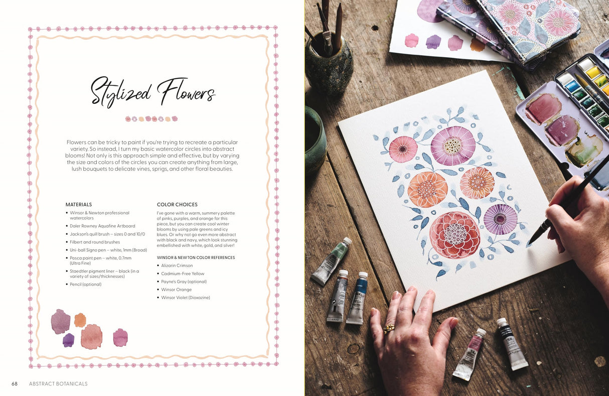 Creative Abstract Watercolor: The beginner's guide to expressive and imaginative painting WoodArtSupply