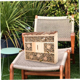 OFFSCH Creative House Mason House Garden Decoration Critter Cages Mason Bees House Hanging Hotels Hotel Garden Habitat House Hotel Beehive Decor Room Wooden House Solid Wood OFFSCH