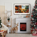 JOOZ Large Christmas Diamond Art Kits for Adults - 5D Large Dog Diamond Painting Kits, DIY Full Drill Diamond Art Christmas Tree, Gem Painting Kit for Gift Home Wall Decor 27.5 X 15.7 Inch JOOZ