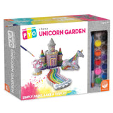 MindWare Paint Your Own Stone Unicorn Garden – Weather-Resistant Garden Rocks Paint Kit for Kids – Includes Paint, Brushes and Instructions – Ages 8 and Up MindWare