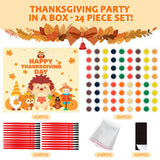 24-Set Fall Thanksgiving Wooden Painting Crafts, Unfinished Wood Cutouts Pumpkin, Maple Leaves, Acorns, Blank Fridge Magnet Crafts for DIY, Party Favors, Classroom, Gift Goodie Bag Stuffers Bafeil