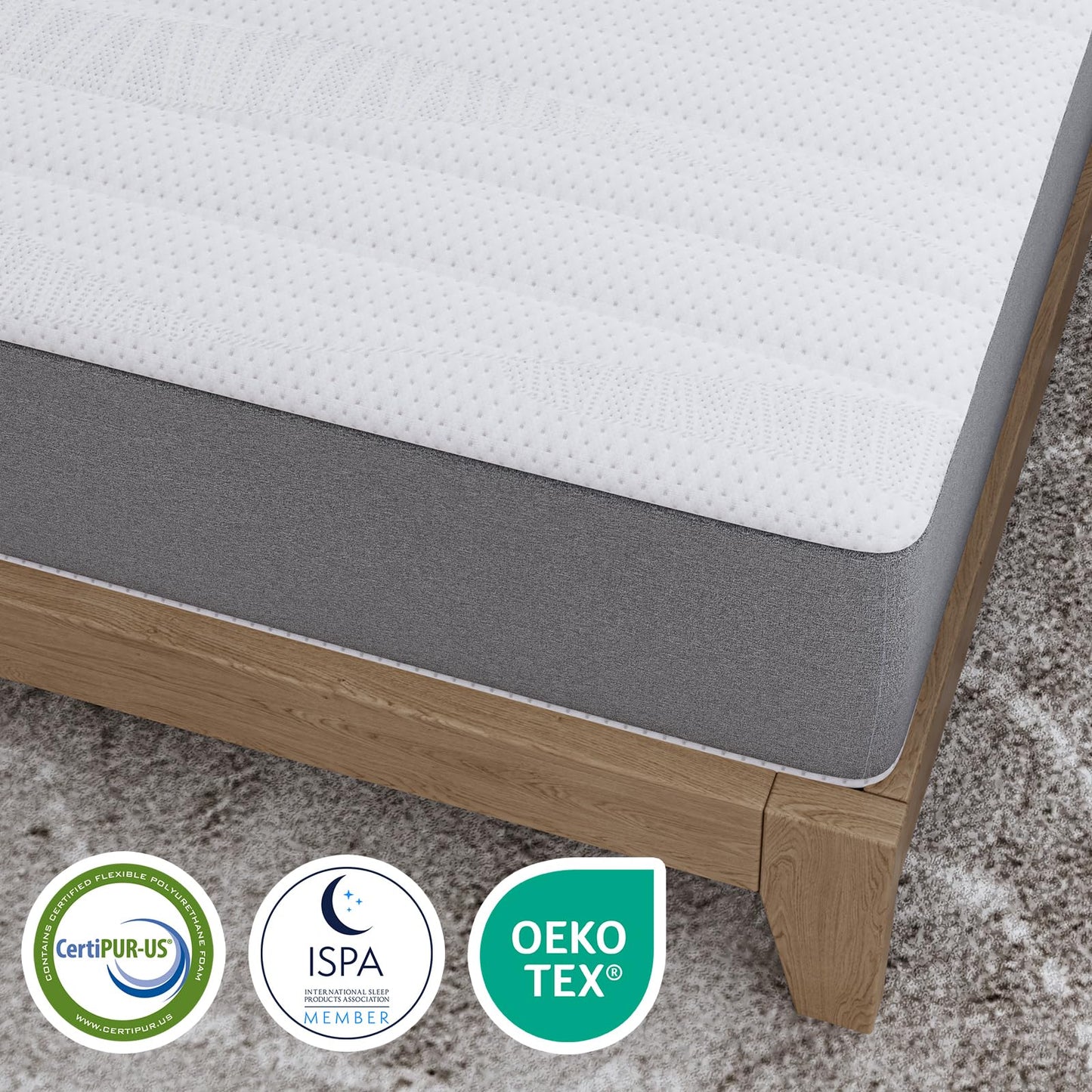 Novilla Twin Size Mattress, 10 Inch Memory Foam Mattress Twin for Cool Night Sleep & Pain Relief & Motion Isolating, Twin Mattress in a Box, Medium Firm