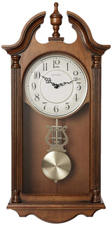 Bulova C1517 Saybrook Wall Clock, Brown Cherry Bulova