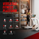 SUPERJARE 0.79'' Extra-Thick Exercise Equipment Mats, 12 Pcs 48 Sq Ft Rubber Top Floor Tiles with High Density EVA Foam, Interlocking Gym Flooring for Home Gym, Workout Mat, Black/Grey SUPERJARE