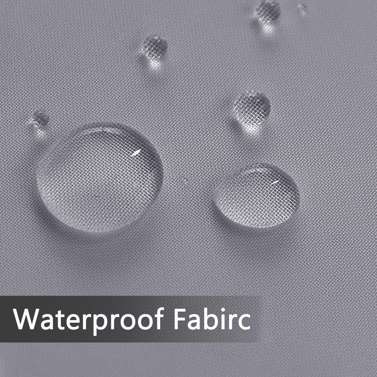 SpaceDresser Waterproof Outdoor Sheer Curtains for Patio - 2 Panels Rod Pocket Indoor Voile Sheer Curtain for Living Room,52W x 84L inch, Grey SpaceDresser