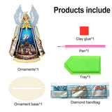 Diamond Art Kits Christmas Angel Nativity Scene – DIY Tabletop Diamond Painting Decoration with Holy Family, Desktop Ornament for Adults, Special Gem Mosaic Craft Kit, Religious Holiday Home Decor antor