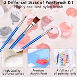 Zariocy Paint by Numbers Kits for Adults -Animals DIY Oil Paintings Canvas Acrylic Paint Set - Easter Bunny Paint by Numbers Kit for Beginners and Ideal for Home Decor 16x20 inch-230 Zariocy
