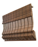 Chicology Cordless Bamboo Roman Blinds - 36" x 64" in Bear для Stylish Window Treatment CHICOLOGY