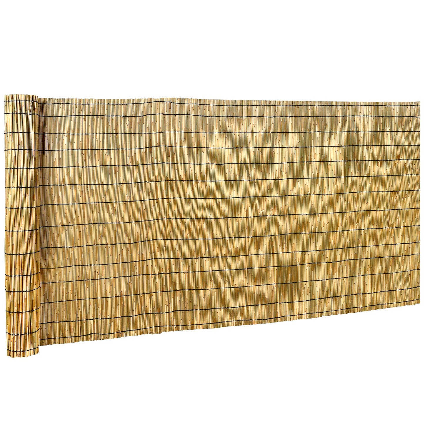 DearHouse Natural Reed Fencing, Eco-Friendly Reed Fence, 3.3 feet High x 13.3 feet Long, Reed Screen for Garden, Privacy