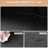 Tresbro Guinea Pig Cage with Waterproof PVC Bottom Liner & One-Hand Release Hook, Triple Fixing C&C Cage for Guinea Pigs, Bunny, Rabbit, Hedgehog, Small Animal Indoor Playpen 48''L x 24''W x 16''H Tresbro