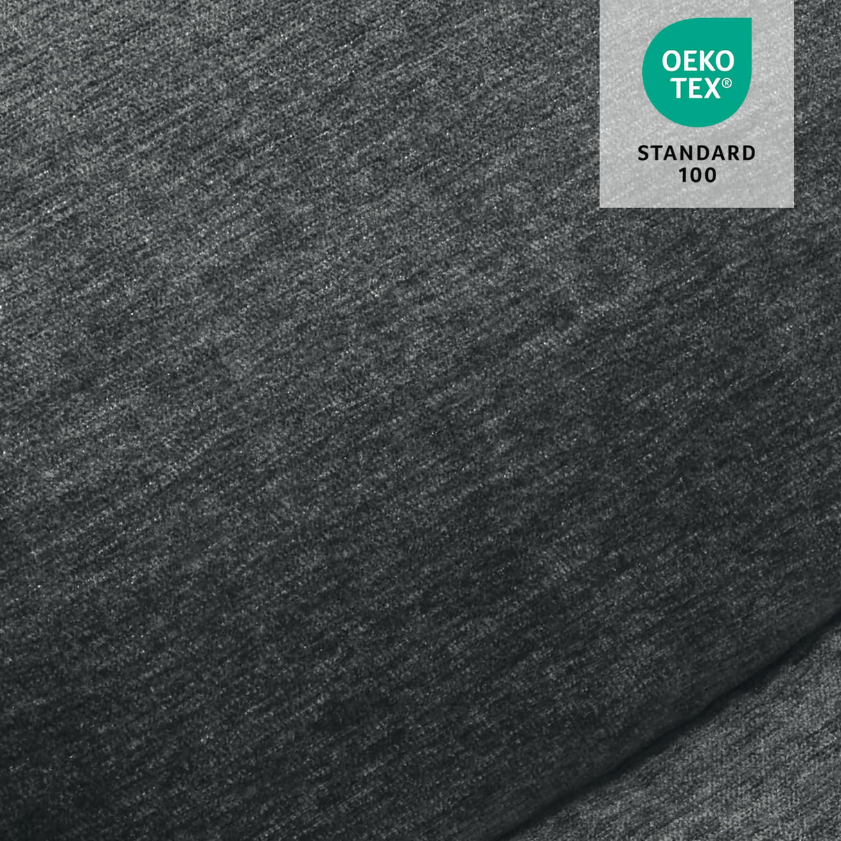 MCombo Oversized Power Lift Recliner Chair with Extended Footrest for Elderly People, Fabric R7399 (Dark Gray, Large-Oversize) MCombo