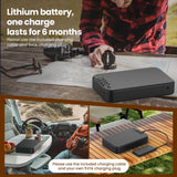 Gun Safe, Upgrade APP Control Portable Small Pistol Safe Travel Case, Biometric Gun Safes for Handgun, Fingerprint Quick Access Gun Box with Keys, Keypad and USB-C Port for Home Bedside Nightstand Car XGUNXBOX