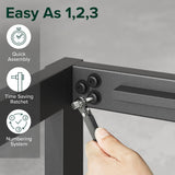 ZINUS Paul Metal and Bamboo Platform Bed Frame, Wood Slat Support, No Box Spring Needed, Easy Assembly, Full Zinus