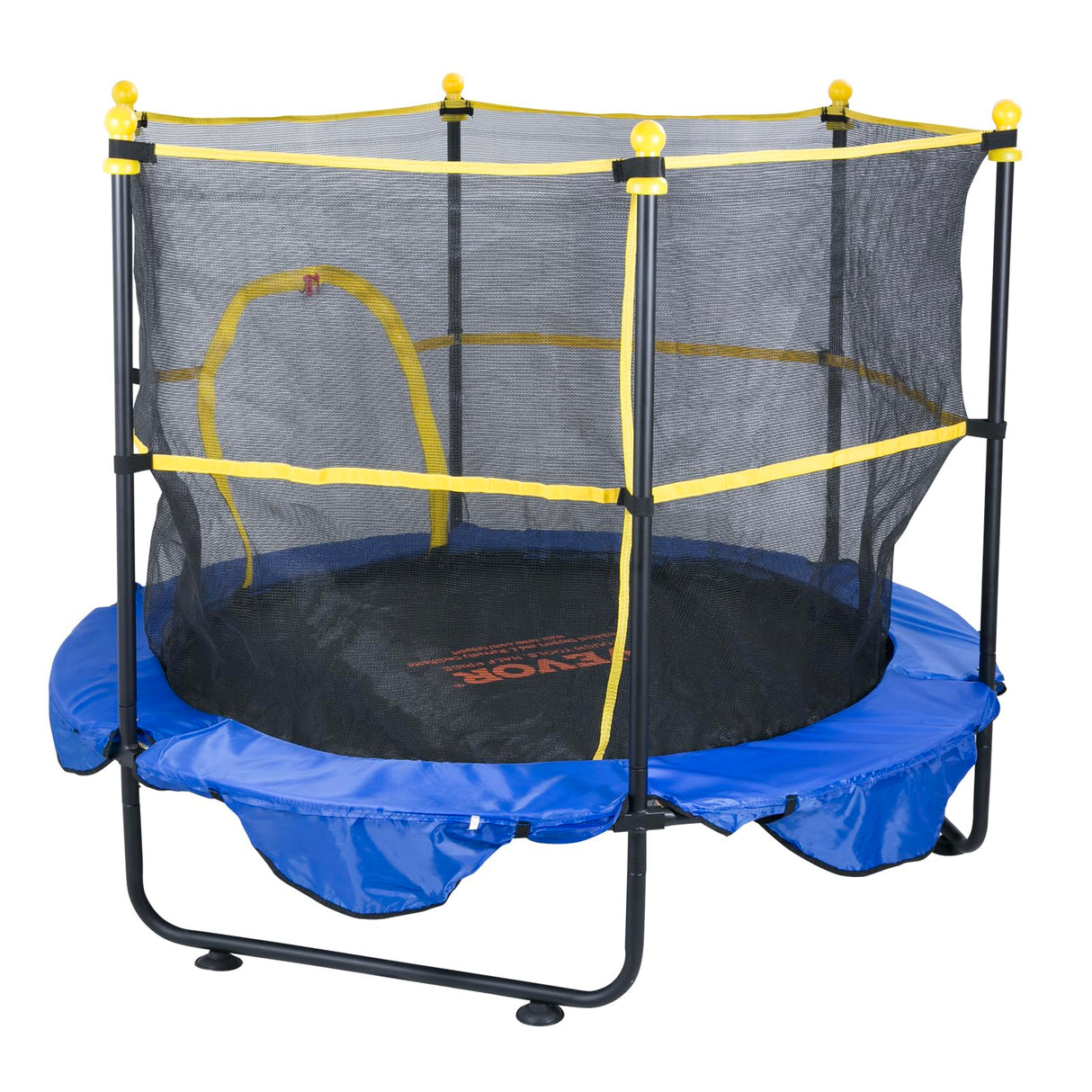VEVOR 5FT Trampoline for Kids, 60" Indoor Outdoor Trampolines with Safety Enclosure Net, Basketball Hoop and Ocean Balls, Mini Toddler Recreational Birthday Gifts for 3+ Years Kids VEVOR