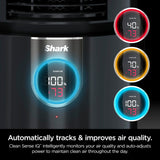 Shark 3-in-1 Max Air Purifier, Heater & Fan with NanoSeal HEPA, Cleansense IQ, Odor Lock, for 1000 Sq. Ft, Charcoal Grey Shark