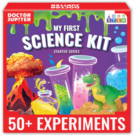 Doctor Jupiter My First Science Kit for Kids Ages 4-5-6-7-8-9-10-11-12 | Birthday Gift Ideas for 4+ Year Old Boys & Girls | STEM Learning & Educational Toys | Preschool Learning, Summer Activities Doctor Jupiter