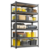 DurayLoly 78" H Metal Shelving 6 Tier Garage Shelving Adjustable 2400LBS Storage Shelves Heavy Duty Pantry Shelves for Kitchen Closet Basement Warehouse DurayLoly