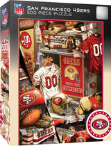 MasterPieces Game Day 500 Piece Jigsaw Puzzle for Adults - NFL San Francisco 49ers Locker Room - 15"x21" Masterpieces