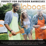 BBQ Bamboo Wooden Grill Scraper, for Griddle and Grills, Cleans Top and Between, Fit to Traeger Grill laboos