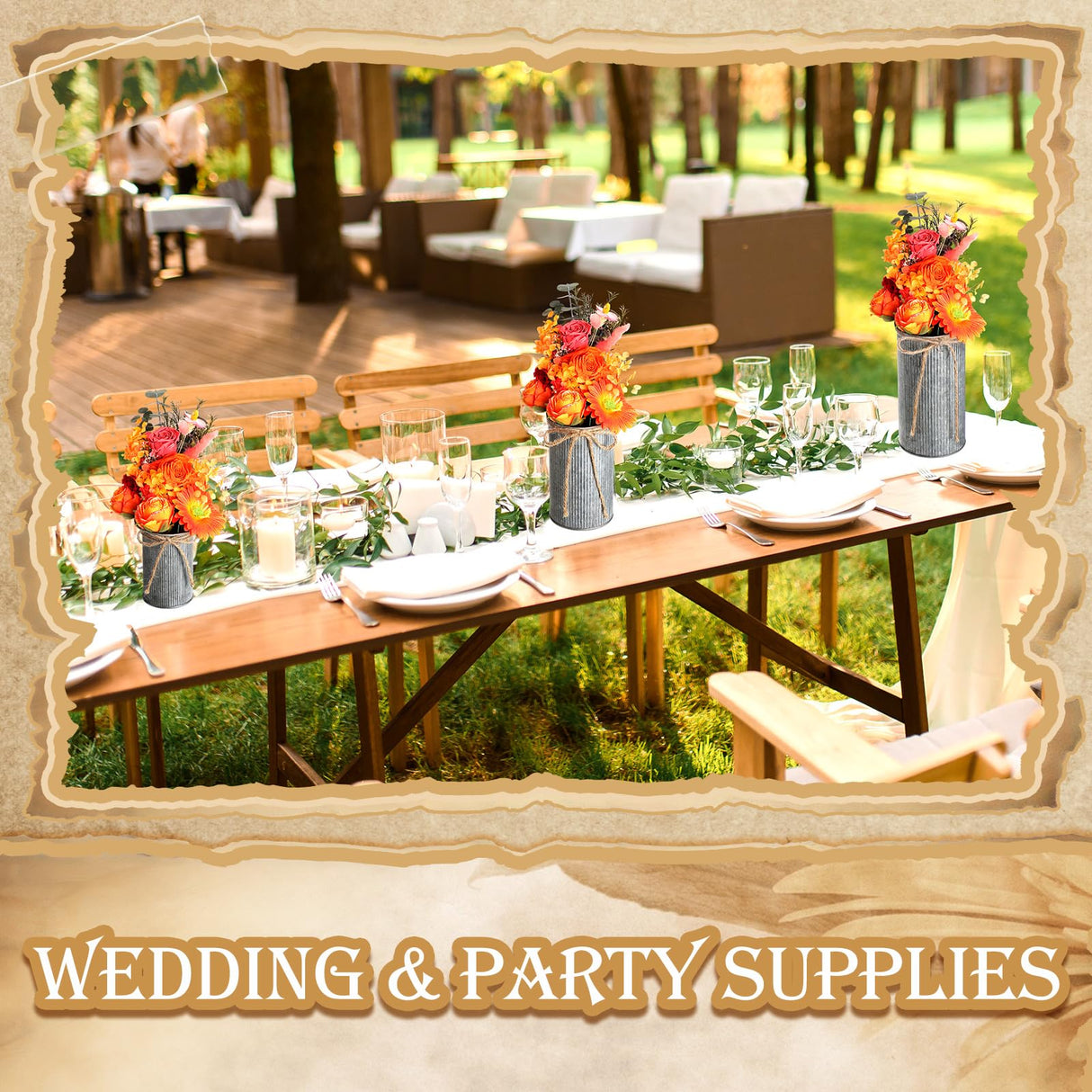 Zonon 3 Pcs Farmhouse Vase Decor with Twine Bow 4.33" Galvanized Flower Bucket 5.91" Metal Pots 7.09" Rustic Decorated Vases for Artificial Flowers Home Table Weddings Decor (Black) Zonon