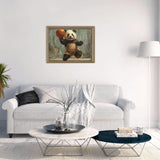 500 Piece Puzzle Adults Teens Jigsaw Puzzles for Family Games, Panda Playing Basketball Funny Generic