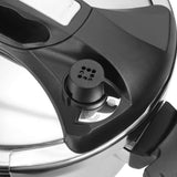 Barton 10.5 Quart Pressure Cooker Stovetop With Easy-Lock Lid Commercial 18/8- Stainless Steel Instant Fast Cooking with Recipes Book Barton