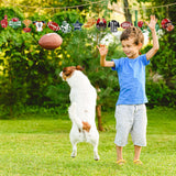 Yinkin 15 Pcs Football Diamond Art Keychains 5d Diamond Painting Keychain Football Party Decoration DIY Ornaments Pendant Kits for Adult Yinkin