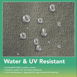 Fully Assembled Sunbrella Taupe Sectional 11 Piece Ohana Outdoor Patio Furniture Black Wicker Conversation Set with 42-inch Propane Gas Fire Table Ohana Depot