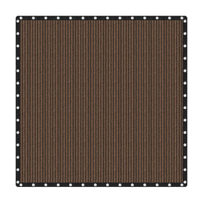 VICLLAX Shade Fabric Sun Shade Cloth Privacy Screen with Grommets for Patio Garden Pergola Cover Canopy 20x20 FT, Mocha - WoodArtSupply