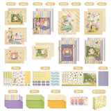 CREATIVETREES DIY Card Making Kit for Adults Cute cat-Themed & Thank You Cards with Envelopes for Birthdays, Weddings, Teachers, Parents, and Gift Giving (9 Sets) CREATIVETREES