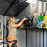 Lifetime Outdoor Storage Shed, 10 x 8 Foot, Gray Lifetime