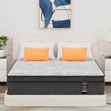 Yuewanshun Queen Mattress, 14 Inch Hybrid Queen Size Mattress in a Box with Gel Memory Foam, Medium Firm, Edge Support, Motion Isolation and CertiPUR-US, 60"*80"*14" Yuewanshun