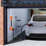 Nilight EV Dryer Charger Adapter Cord 50 Amp to 30 Amp 4 Prong Pure Copper 125V/250V Outlet to EV Dryer Plug Conversion Heavy Duty 10 Gauge Wire 14-50P to 14-30R 50M/30F Nilight