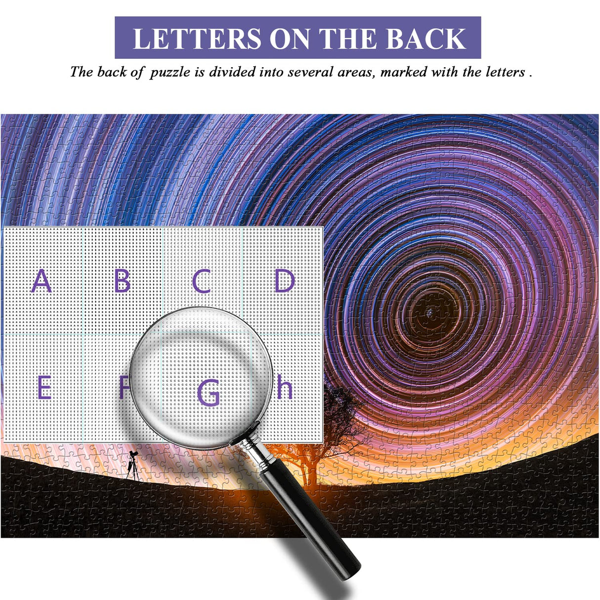 Impossible Difficult Puzzles for Adults, Nature Landscape Puzzles for Adults 1000 Pieces and up, Hard Scenic Jigsaw Puzzle, Colorful Night Sky Challenge Puzzles PICKFORU