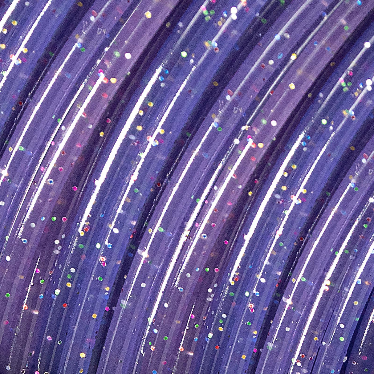 iSANMATE 3D Printer Filament Bundle, Transparent Glitter Blue, Orange, Green and Blue Violet PLA Filament 1.75 mm, 3D Printing Filament, 250g X 4 Pack iSANMATE