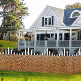 Natural Bamboo Fencing for Garden, Reed Fence,Decorative Rolled Willow Border Screen, Hand-Woven,Sun Shade,Waterproof,for Balcony,Patio,Garden (Size : 90x200CM(35x79in)) Bcofo