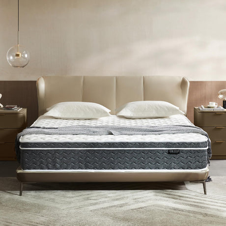 Ablyea Full Mattress 12 Inch Full Size Hybrid Mattress - Memory Foam & Individually Pocket Coils Springs | Pressure Relief | Motion Isolation, Edge Support | CertiPUR-US Certified | Medium Firm Ablyea