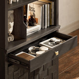 STO'SENSE 72.2" Tall Bookshelf & Bookcase with LED Lights, 6-Tier Bookshelf with Drawer and Open Shelves, Modern Display Storage Cabinet with Doors for Home Office, Living Room, Bedroom (1 Piece) STO'SENSE